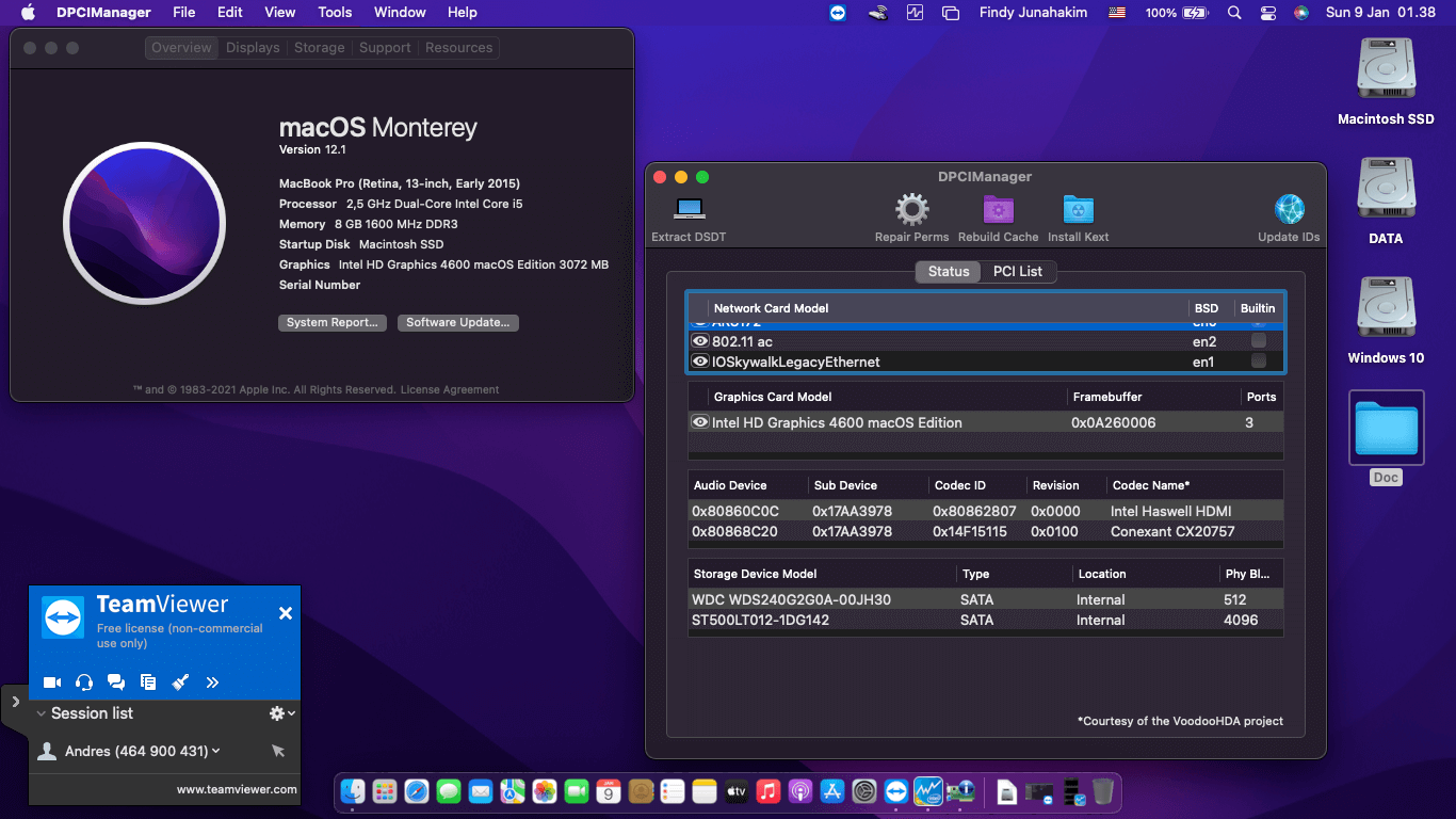 Lenovo G410 0016 [Haswell   Intel HD 4600 + PS2]   OpenCore 1